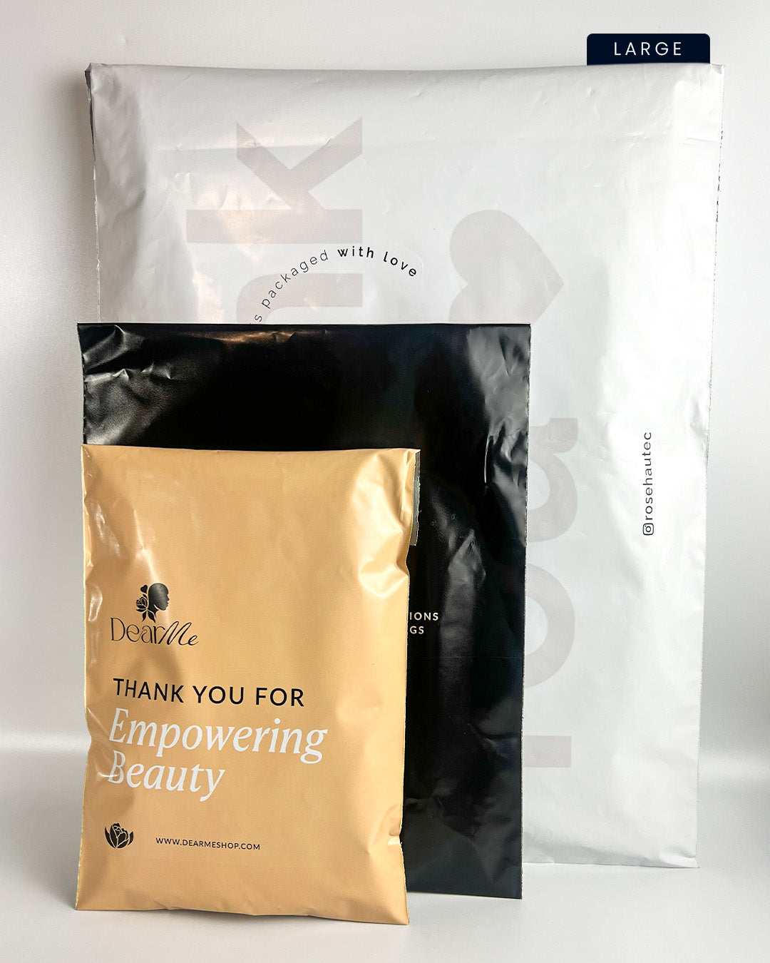 Custom Poly Mailers (Large 14.5” × 19”)