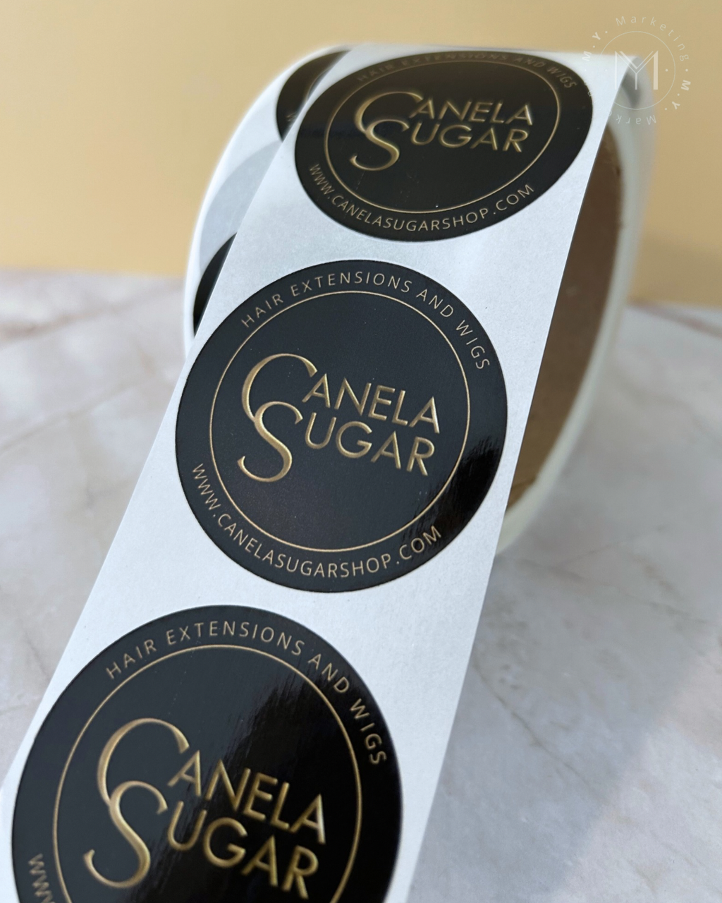 Glossy Roll Labels