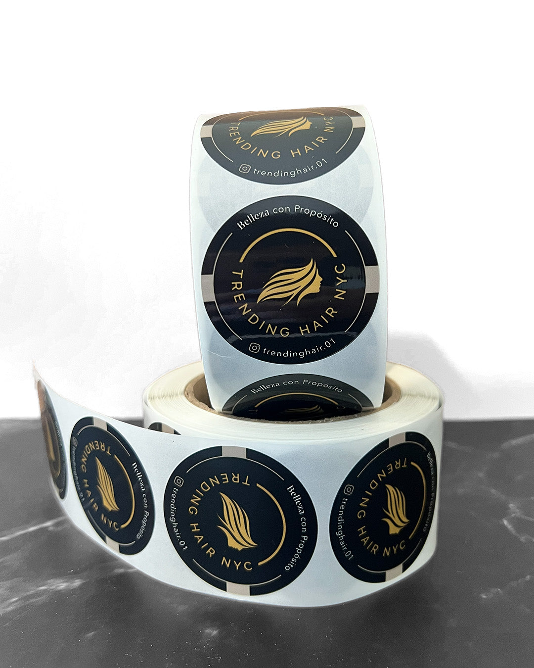 Glossy Roll Labels