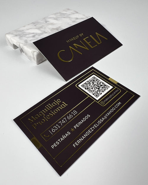 Luxury Metallic 3D Foil Business Cards
