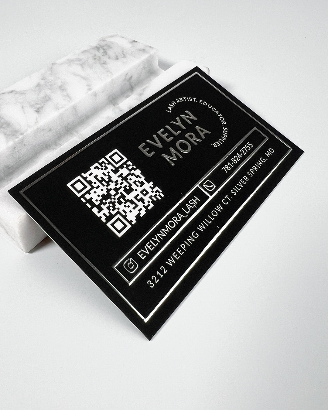 Luxury Metallic 3D Foil Business Cards