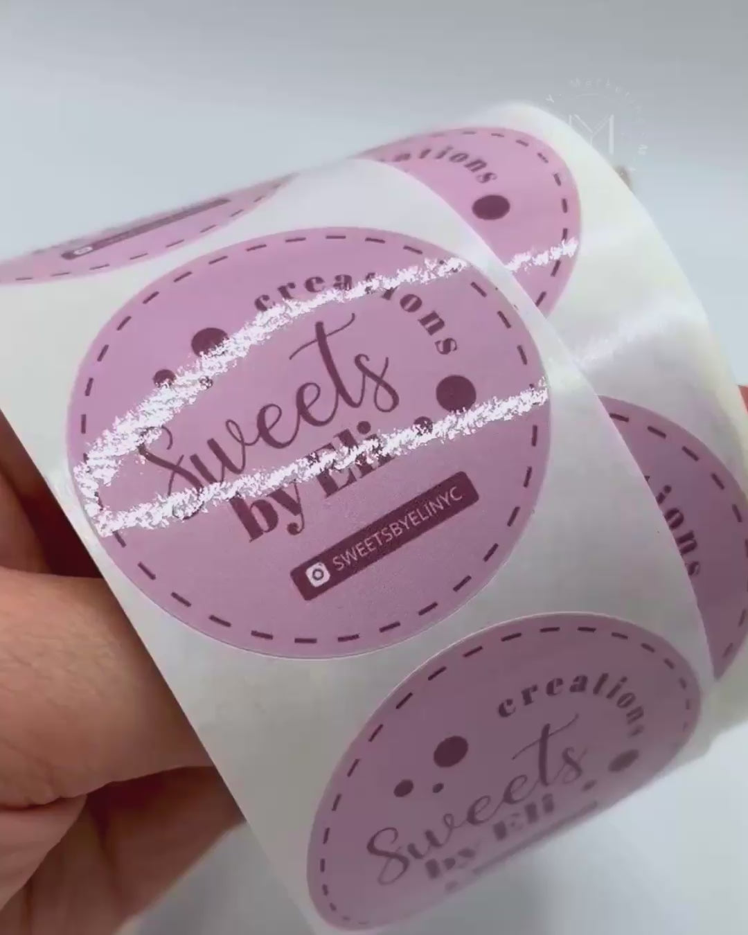 Glossy Roll Labels